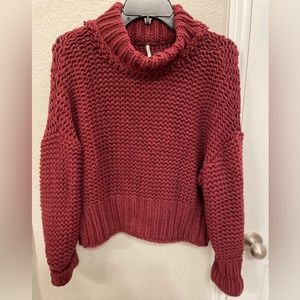 Free People Cable Knit Sweater